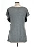 Isabel by Ingrid + Isabel Gray Short Sleeve Top Size Lg Maternity - photo 2