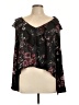 Leith Black Long Sleeve Blouse Size L - photo 1