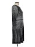 Max Studio Chevron-herringbone Black Gray Casual Dress Size L - photo 4