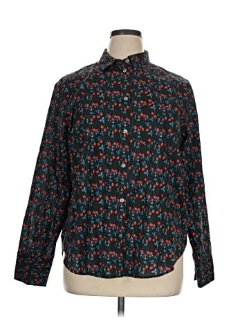 Liberty Art Fabrics for J.Crew Long Sleeve Button-Down Shirt (view 1)