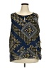 Roz & Ali 100% Polyester Blue Sleeveless Blouse Size 3X - photo 1