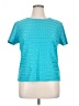Sag Harbor Teal Short Sleeve Top Size XL - photo 1