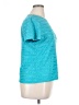Sag Harbor Teal Short Sleeve Top Size XL - photo 4