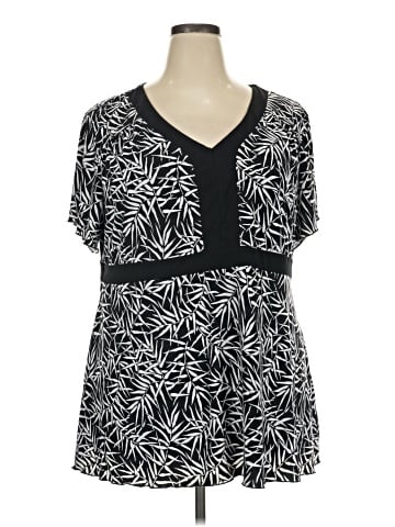 Apostrophe Short Sleeve Blouse (view 1)