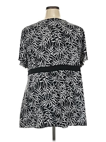 Apostrophe Short Sleeve Blouse (view 2)