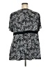 Apostrophe Black Short Sleeve Blouse Size 20 - photo 2