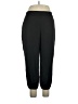 Express 100% Polyester Solid Black Active Pants Size 8 Petite - photo 1