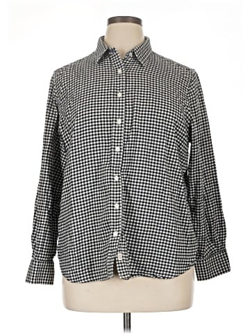Lands' End Long Sleeve Button-Down Shirt (view 1)