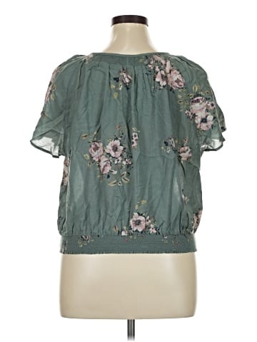 Lucky Brand Short Sleeve Blouse (view 2)
