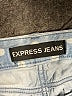 Express Jeans Polka Dots Blue Jeans Size 2 - photo 7