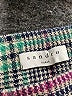 Sandro Plaid Green Formal Skirt Size Lg (3) - photo 4