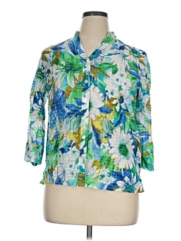 Alfred Dunner 3/4 Sleeve Blouse (view 1)