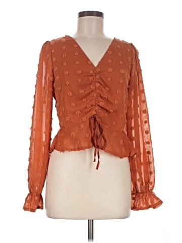 She + Sky Long Sleeve Blouse (view 1)