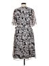 Blair 100% Polyester Paisley Gray Casual Dress Size 16 (petite) - photo 2