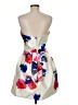 B. Darlin 100% Polyester Floral Ivory Cocktail Dress Size 13 - 14 - photo 2