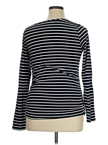 Isabel Maternity Long Sleeve Henley (view 2)