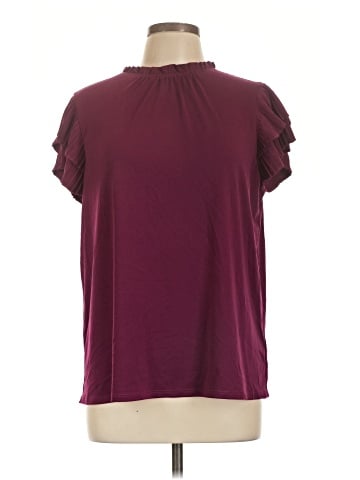 Adrianna Papell Short Sleeve Blouse (view 1)
