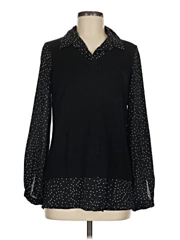 Adrianna Papell Long Sleeve Blouse (view 1)