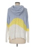 Lou & Grey Color Block Blue Pullover Sweater Size M - photo 2