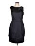 Taylor Solid Black Cocktail Dress Size 10 - photo 1