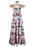 Celia B Floral Blue Casual Dress Size M - photo 1