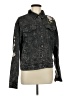 Forever 21 100% Polyester Graphic Gray Denim Jacket Size M - photo 1