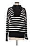 Lands' End 100% Cotton Stripes Black Pullover Sweater Size M - photo 1