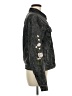 Forever 21 100% Polyester Graphic Gray Denim Jacket Size M - photo 4
