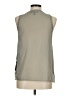 Jessica Simpson 100% Polyester Silver Sleeveless Blouse Size M - photo 2