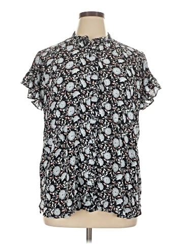 Ann Taylor LOFT Short Sleeve Blouse (view 1)