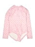 Old Navy Checkered-gingham Pink Rash Guard Size 14 - photo 1