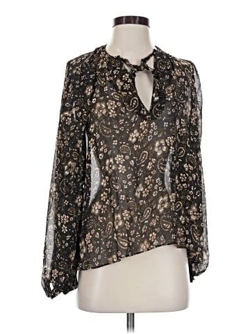 Ulla Johnson Long Sleeve Silk Top (view 1)