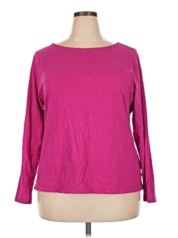 J.Crew Factory Store 3/4 Sleeve T-Shirt (view 1)