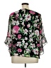 Kasper 100% Polyester Black 3/4 Sleeve Blouse Size XL - photo 2