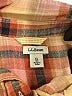 L.L.Bean 100% Cotton Plaid Tan Short Sleeve Button-Down Shirt Size XL - photo 7