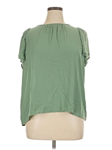 Ann Taylor LOFT Short Sleeve Blouse (view 1)