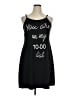 Shein Graphic Black Casual Dress Size 1X - photo 1