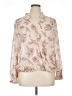Bobeau 100% Polyester Ivory Long Sleeve Blouse Size XL - photo 1