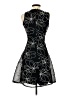 DKNY 100% Polyester Graphic Black Cocktail Dress Size 2 - photo 2