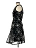 DKNY 100% Polyester Graphic Black Cocktail Dress Size 2 - photo 5