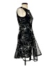 DKNY 100% Polyester Graphic Black Cocktail Dress Size 2 - photo 4
