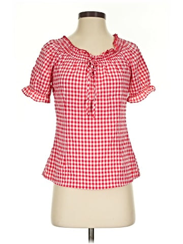 Allegra K Short Sleeve Blouse (view 1)