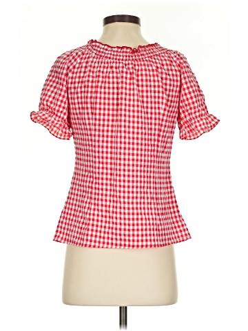 Allegra K Short Sleeve Blouse (view 2)
