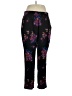 Coldwater Creek Floral Black Casual Pants Size 16 - photo 1