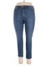 Gloria Vanderbilt Solid Blue Jeans Size 16 - photo 1