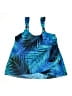 Miraclesuit Tropical Blue Swimsuit Top Size 12 - photo 1