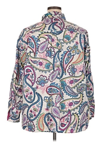 Talbots Long Sleeve Button-Down Shirt (view 2)