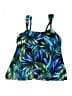 Miraclesuit Tropical Blue Swimsuit Top Size 12 - photo 1