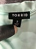 Torrid Green Long Sleeve Blouse Size 3X Plus (3) - photo 7
