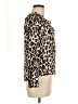 Zara Basic Animal Print Ivory 3/4 Sleeve Blouse Size M - photo 4